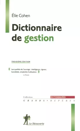 Couverture du produit · Dictionnaire de gestion