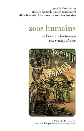 Couverture du produit · Zoos humains
