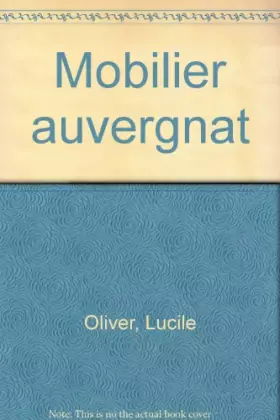 Couverture du produit · Mobilier auvergnat