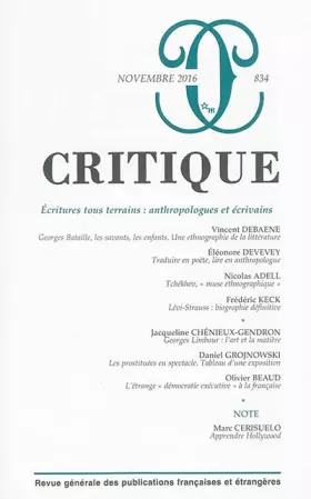 Couverture du produit · Critique 834