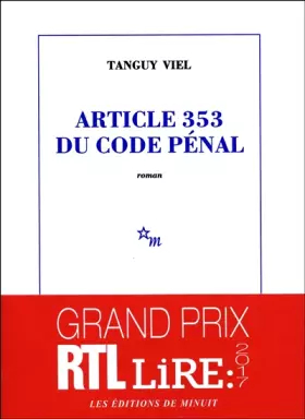 Couverture du produit · Article 353 du code pénal