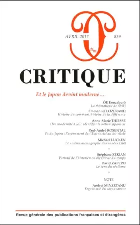 Couverture du produit · Critique 839