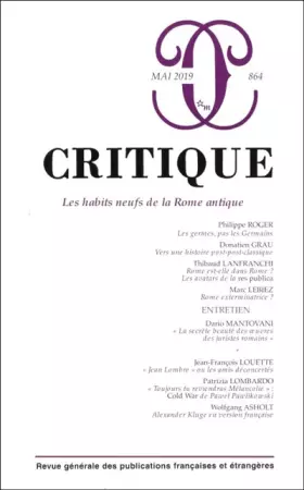 Couverture du produit · Critique 864