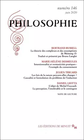 Couverture du produit · Philosophie 146