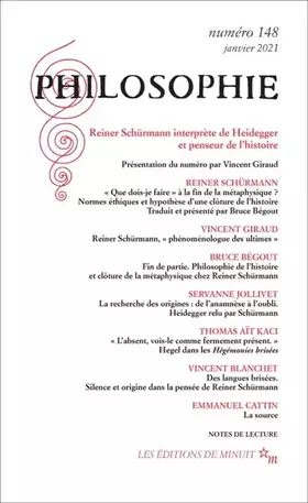 Couverture du produit · Philosophie 148