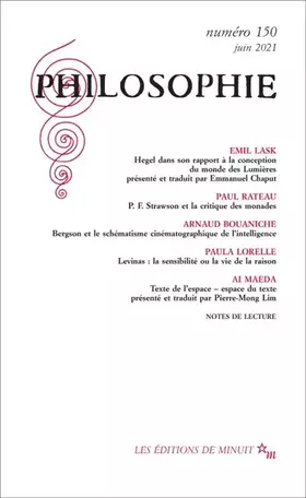 Couverture du produit · Philosophie 150