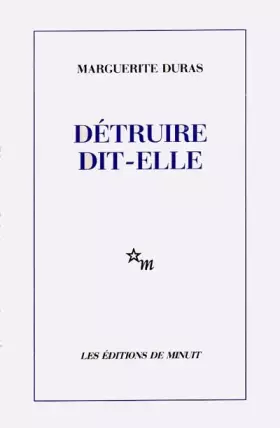 Couverture du produit · Détruire, dit-elle