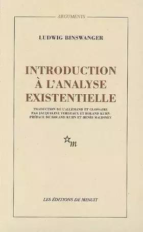Couverture du produit · Introduction à l'analyse existentielle