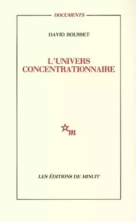 Couverture du produit · L'univers concentrationnaire