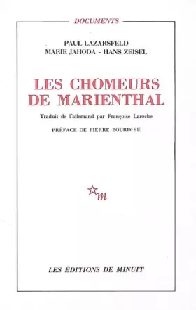 Couverture du produit · Les chomeurs de Marienthal