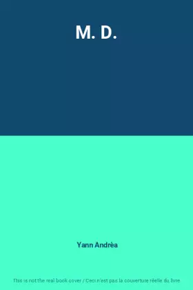 Couverture du produit · M. D.
