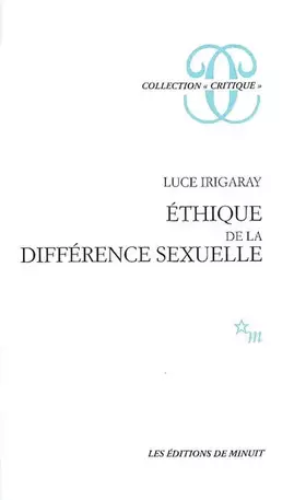 Couverture du produit · Ethique de la différence sexuelle