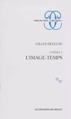 Couverture du produit · Cinéma, tome 2. L'Image-temps