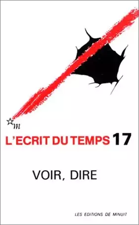 Couverture du produit · Ecrit du temps