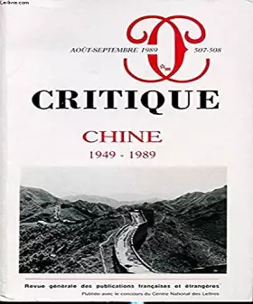 Couverture du produit · Revue Critique