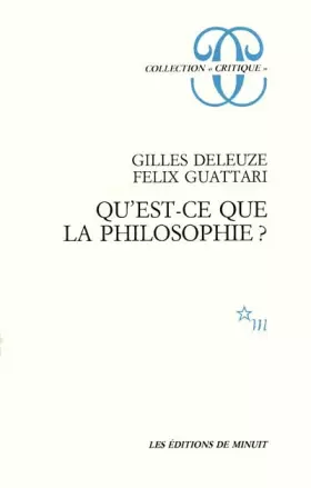 Couverture du produit · Qu'est-ce que la philosophie?
