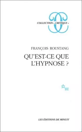Couverture du produit · Qu'est-ce que l'hypnose ?