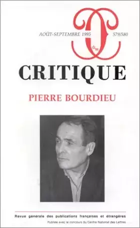 Couverture du produit · Pierre Bourdieu