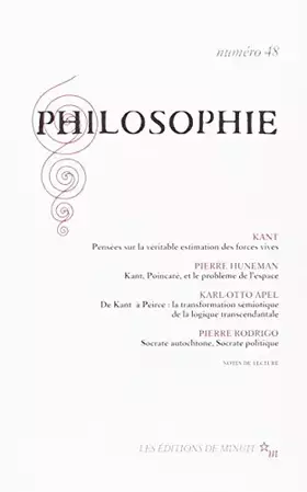 Couverture du produit · Philosophie, numéro 48