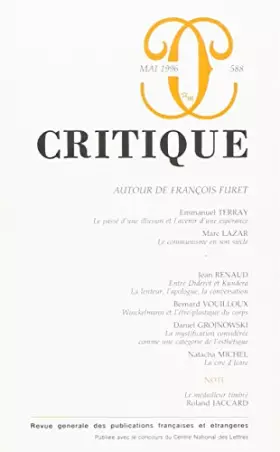 Couverture du produit · Revue Critique, numéro 588
