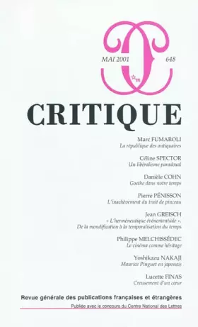 Couverture du produit · Critique N°648