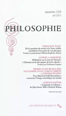 Couverture du produit · Philosophie 110
