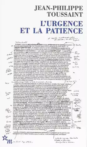 Couverture du produit · L'urgence et la patience