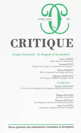 Couverture du produit · Critique 827