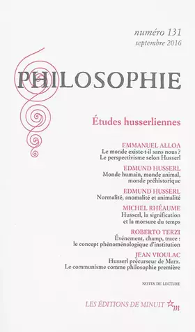 Couverture du produit · Philosophie 131