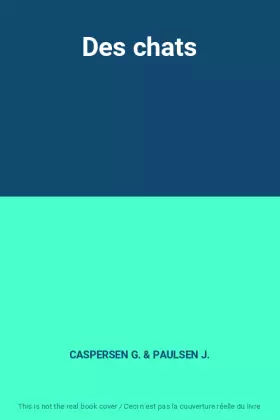 Couverture du produit · Des chats