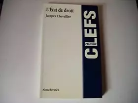 Couverture du produit · L'etat de droit
