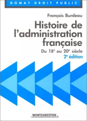 Couverture du produit · Histoire de l'administration française, 2e édition