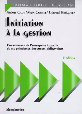 Couverture du produit · Initiation à la gestion, 3e édition
