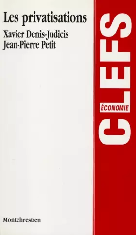 Couverture du produit · Les privatisations