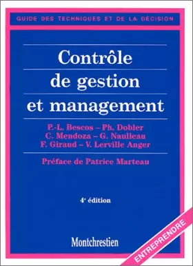 Couverture du produit · Contrôle de gestion et management, 4e édition