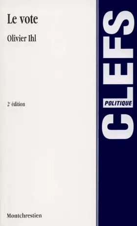Couverture du produit · Le Vote