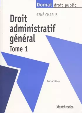 Couverture du produit · Droit administratif, volume 1
