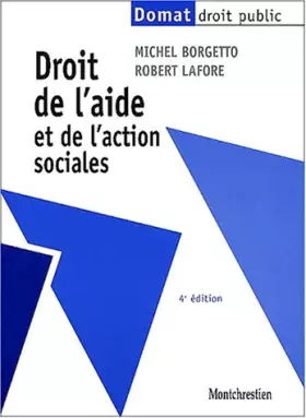 Couverture du produit · Droit de l'aide et l'action sociale, 4e édition