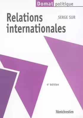 Couverture du produit · Relations internationales