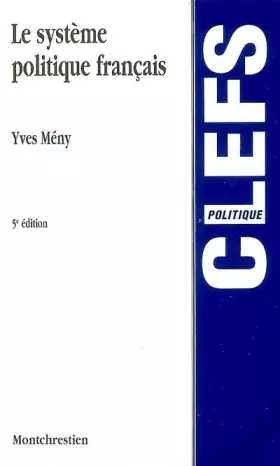 Couverture du produit · Le système politique français