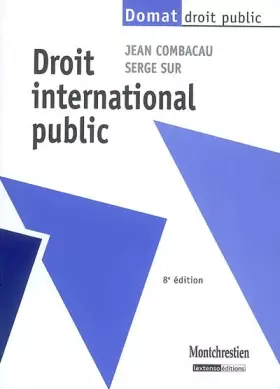 Couverture du produit · Droit international public