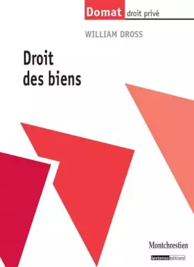 Couverture du produit · Droit des biens