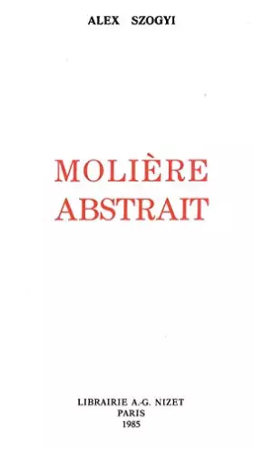 Couverture du produit · Molière abstrait