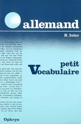 Couverture du produit · Petit vocabulaire allemand