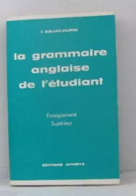 Couverture du produit · La grammaire anglaise de l'étudiant