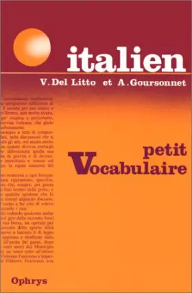 Couverture du produit · Petit vocabulaire italien
