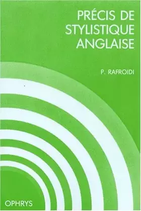 Couverture du produit · Précis de stylistique anglaise