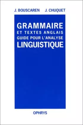 Couverture du produit · Grammaire et textes anglais