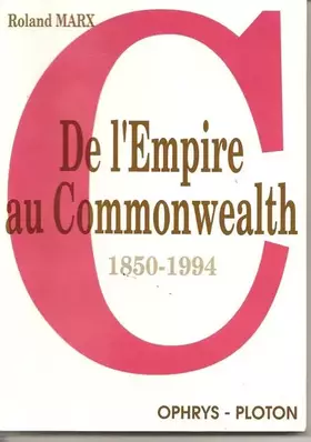 Couverture du produit · De l'Empire au Commonwealth