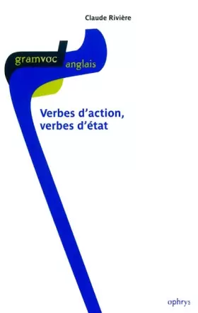 Couverture du produit · Verbes d'action, verbes d'etat